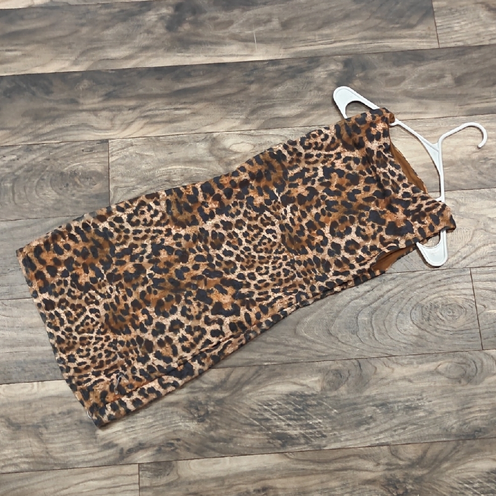 Missguided Animal Print Dress